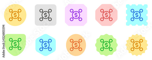 Editable money, budget vector icon. Part of a big icon set family. Perfect for web and app interfaces, presentations, infographics, etc