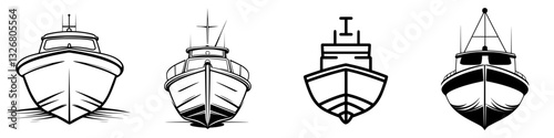 Various boat designs showcasing different styles and shapes for maritime enthusiasts and designers