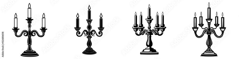 Elegant candle holders displayed in various designs, showcasing intricate craftsmanship and style for home decor enthusiasts Elegant candle holders displayed in various designs, showcasing intricate craftsmanship and style for home decor enthusiasts
