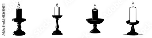 Different styles of candle holders showcasing various designs and shapes for home decor and ambiance enhancement