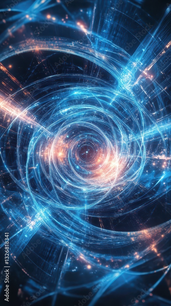 Abstract luminous cyber matrix with intricate energy pathways, futuristic theme Abstract luminous cyber matrix with intricate energy pathways, futuristic theme