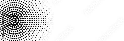 Set of halftone dots gradient pattern texture isolated on white background. Straight dotted spots using halftone circle dot raster texture. Vector blot half tone collection.