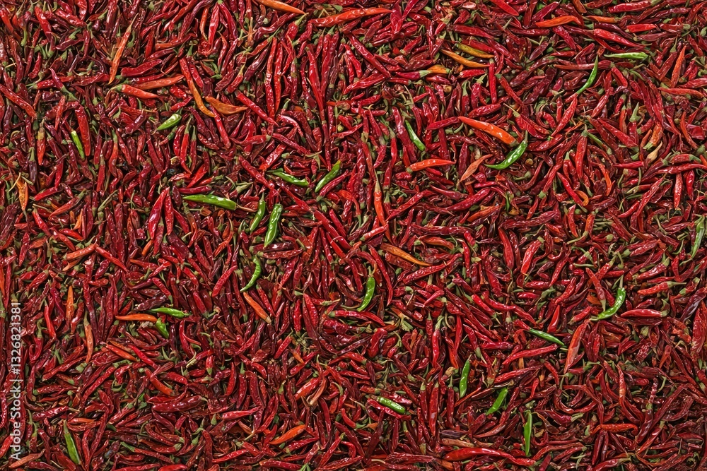 Abundance of red chili peppers filling frame. Neural network AI generated Abundance of red chili peppers filling frame. Neural network AI generated