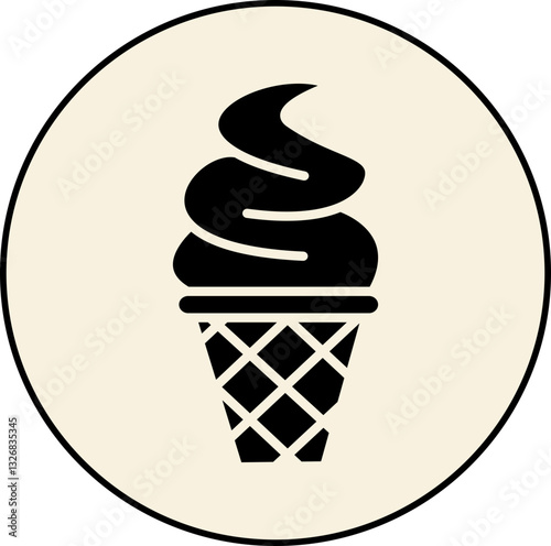 Ice Cream Icons Highlights and Buttons, ice cream icons, ice cream buttons