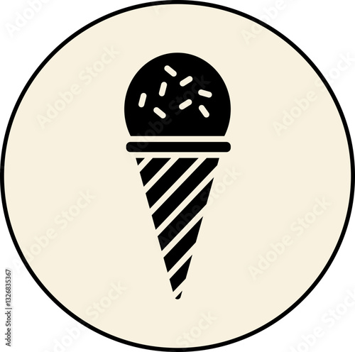 Ice Cream Icons Highlights and Buttons, ice cream icons, ice cream buttons