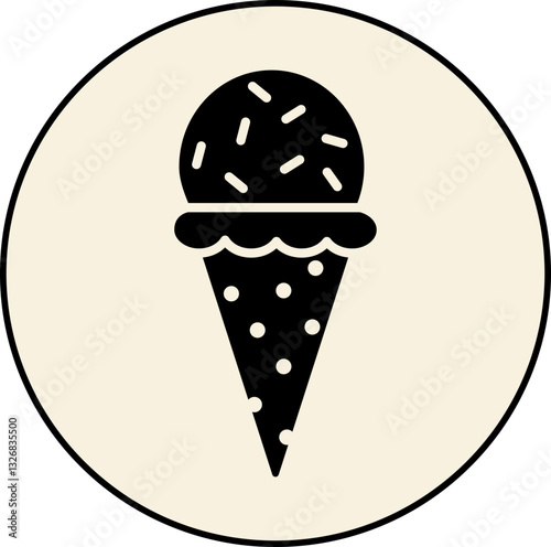 Ice Cream Icons Highlights and Buttons, ice cream icons, ice cream buttons