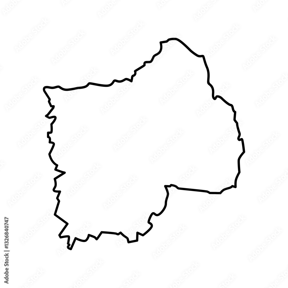 Obraz premium Guadalajara map