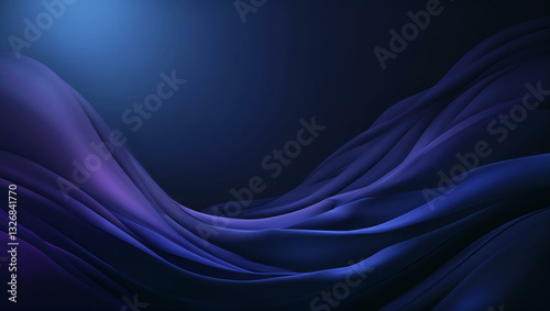 A mysterious and deep gradient moving from dark midnight blue to rich indigo, ideal for night-themed or luxury backgrounds