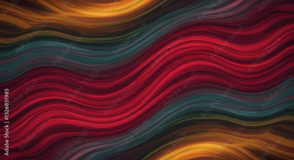 Fototapeta premium Abstract Color Waves: Fluid Gradient Motion Backgrounds for Digital Art, Creative Designs & Modern Surreal Projects. Vibrant Dynamic Textures for Social Media, Posters, Branding, Wall Art