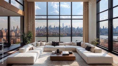 luxury maisonette with city view