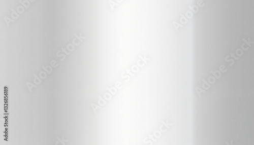 Sleek polished silver plate, modern minimalism design concept