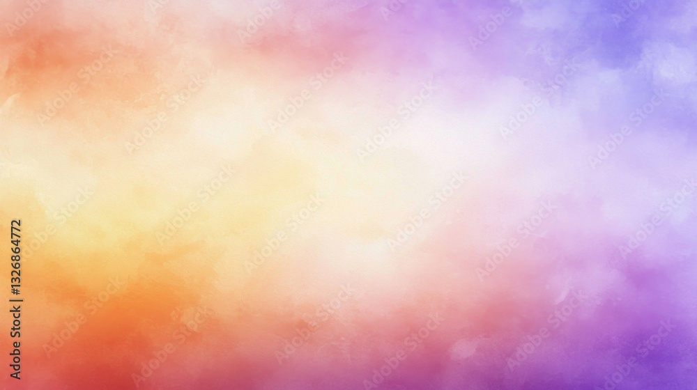 A stunning abstract watercolor depiction of a sunset sky. A stunning abstract watercolor depiction of a sunset sky.