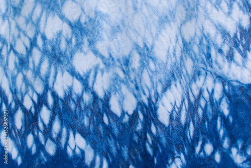 Bilde på lerret Tie batik dyeing tie batik indigo color or mauhom color background