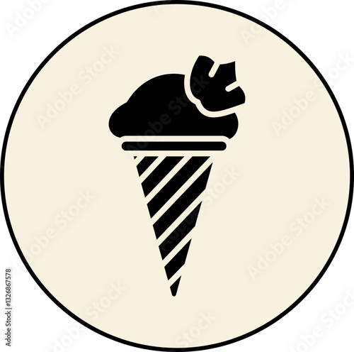 Ice Cream Icons Highlights and Buttons, ice cream icons, ice cream buttons