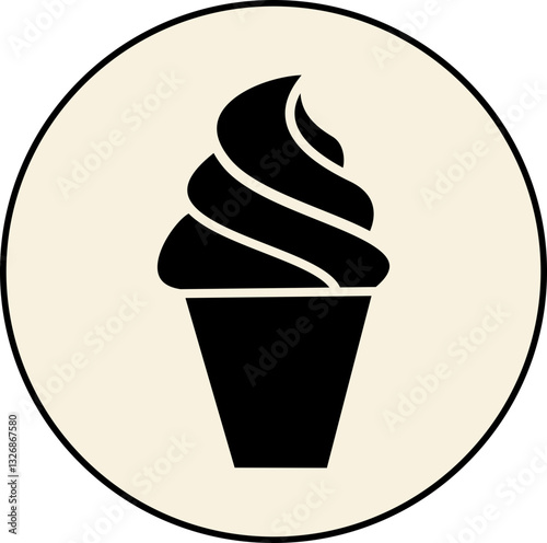 Ice Cream Icons Highlights and Buttons, ice cream icons, ice cream buttons