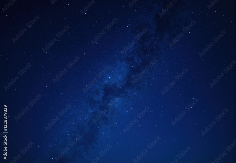 Fototapeta premium Night Sky with Milky Way Galaxy Band