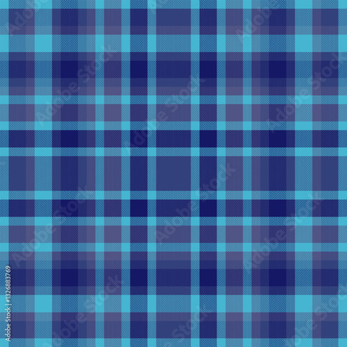 Elegant blue and teal plaid pattern.  Perfect for textile design, fashion, website backgrounds, or any project needing a sophisticated, textured look.
