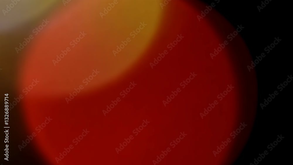 A bold red bokeh glow, adding warmth and passion to designs.