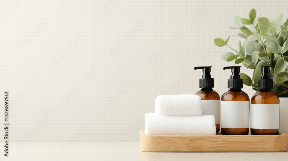 Astaxanthin, A spa scene featuring astaxanthin skincare products in high fidelity. Astaxanthin, A spa scene featuring astaxanthin skincare products in high fidelity.