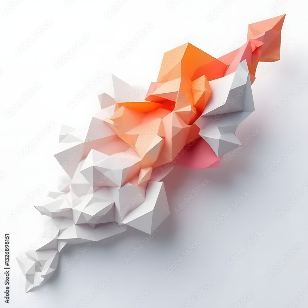 Obraz premium origami paper bird