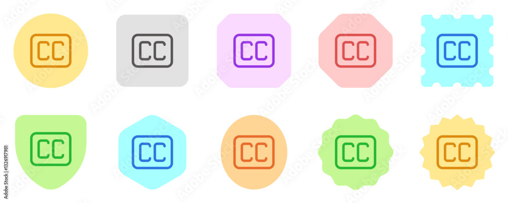 Editable close captioning sign vector icon. Part of a big icon set family. Perfect for web and app interfaces, presentations, infographics, etc Editable close captioning sign vector icon. Part of a big icon set family. Perfect for web and app interfaces, presentations, infographics, etc