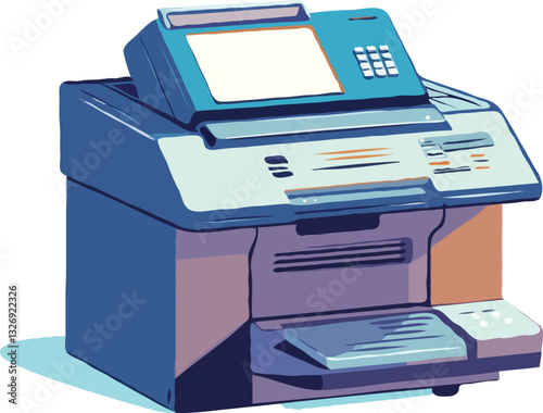 Printer vector art