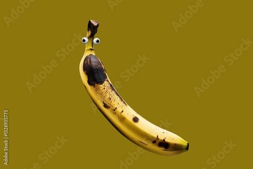 rotten banana unhappy about something