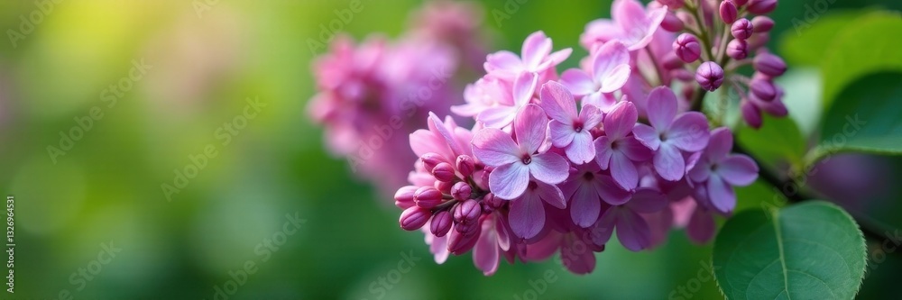 Intricate lilac cluster, delicate petals, vibrant spring greenery, pretty, lilac blossoms, image Intricate lilac cluster, delicate petals, vibrant spring greenery, pretty, lilac blossoms, image