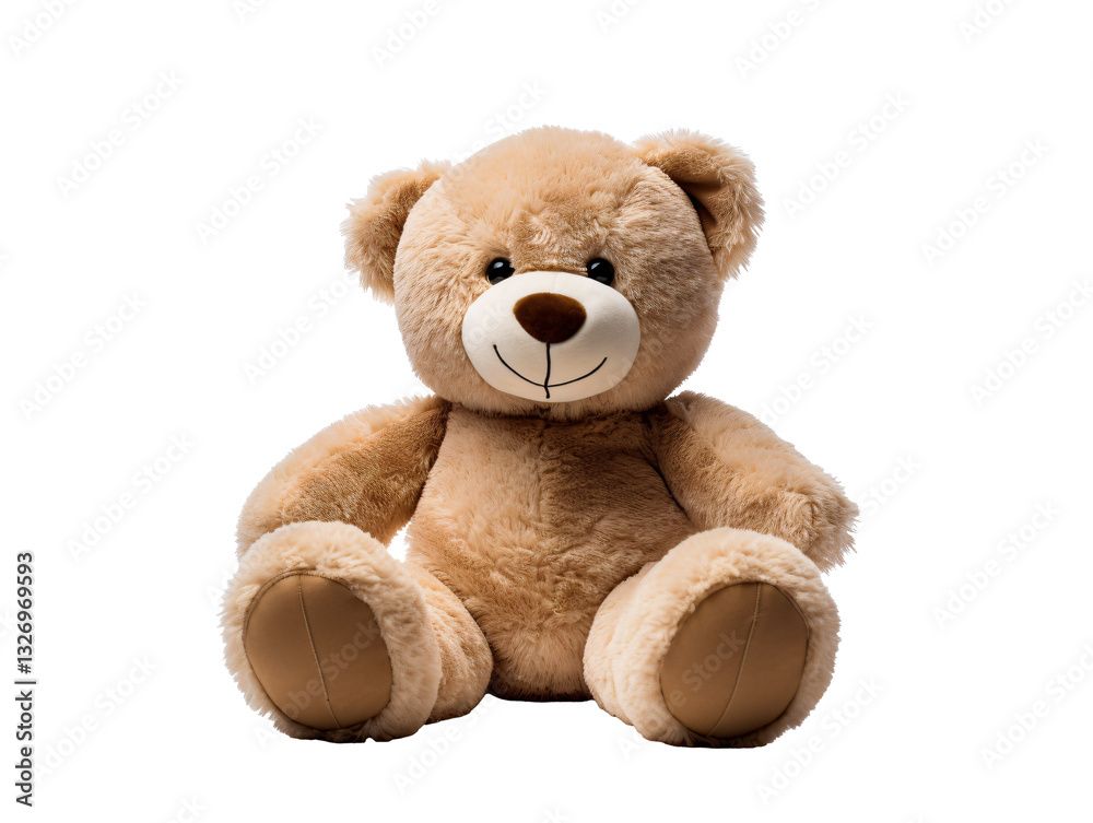Fototapeta premium a teddy bear sitting on the floor