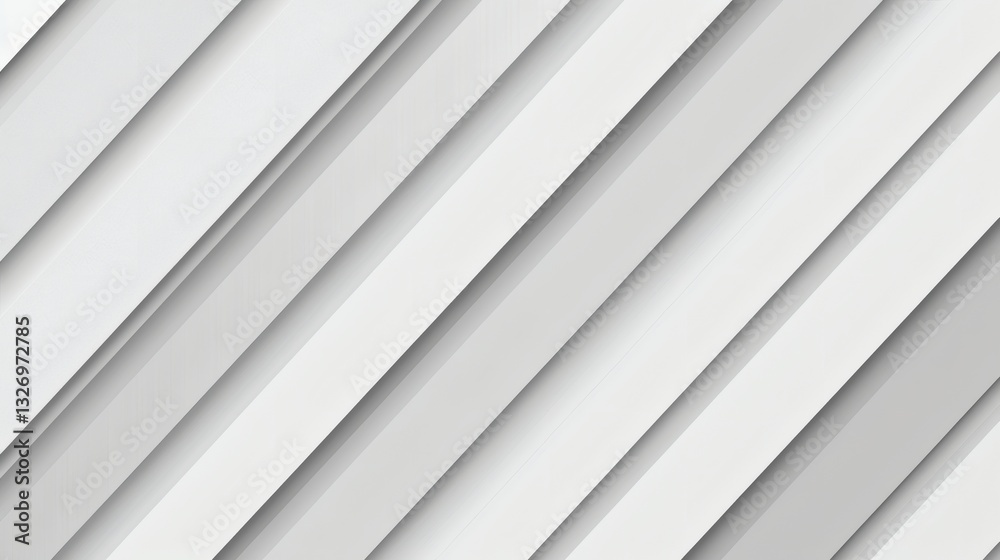 Abstract Diagonal Lines Background in White and Gray with Shadow Effect Abstract Diagonal Lines Background in White and Gray with Shadow Effect