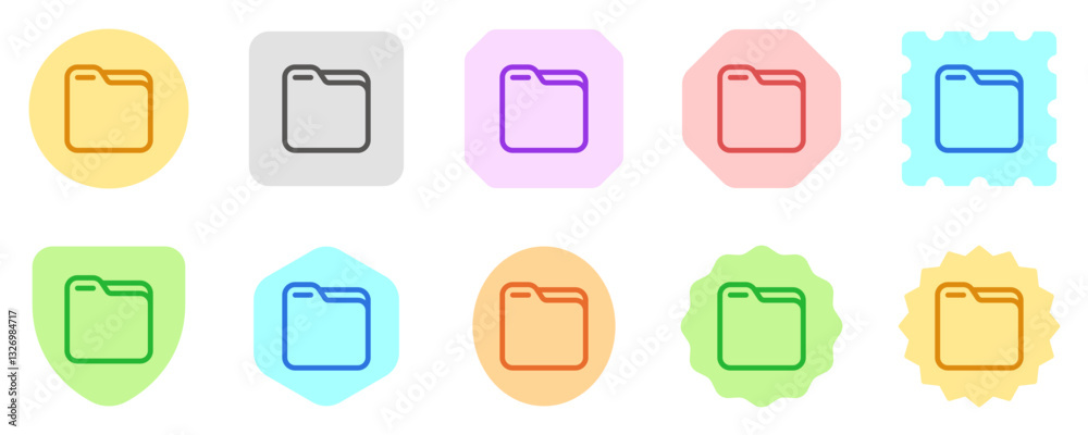 Editable vector file folder archive icon. Part of a big icon set family. Perfect for web and app interfaces, presentations, infographics, etc Editable vector file folder archive icon. Part of a big icon set family. Perfect for web and app interfaces, presentations, infographics, etc