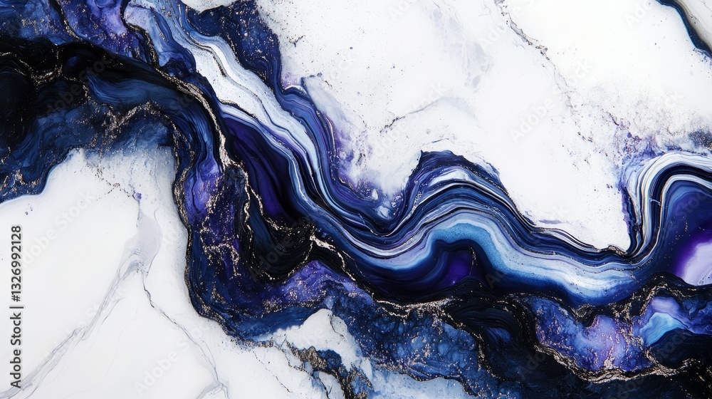 Fototapeta premium A futuristic surreal marble texture