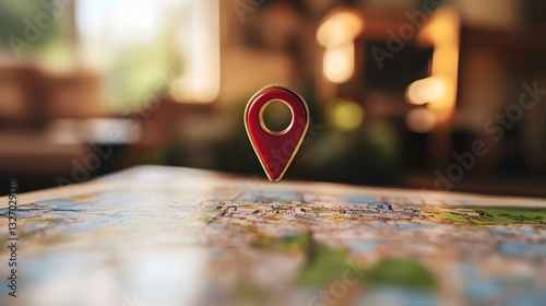 A location pin icon representing real estate, symbolizing property, homes, locations, adress, navigation, represents Real Estate,property locations, home buying, real estate investment