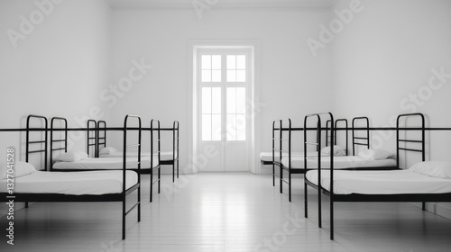 Common lodging house, Common lodging house scene with chaos element, high fidelity version.