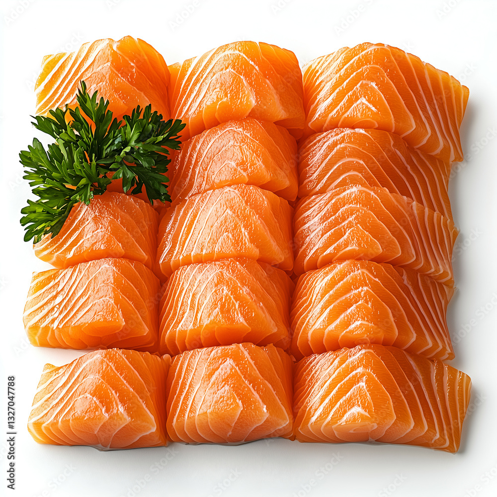 <Fresh Organic Salmon Slices: Nutritious Sashimi for Healthy Diet and Culinary Elegance> <Fresh Organic Salmon Slices: Nutritious Sashimi for Healthy Diet and Culinary Elegance>