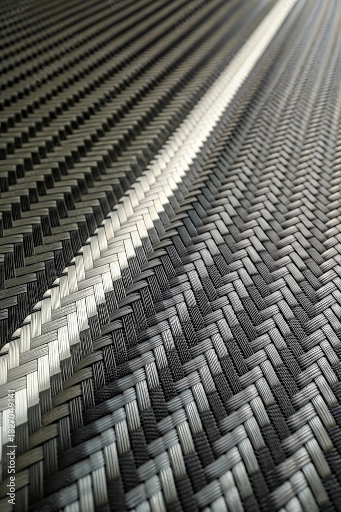 スタイリッシュなカーボンファイバーの質感