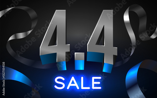 3.3 discount flash sale background. Vector illustration for shopping day, online shopping, special Offer coupon, voucher, banner template, websites, social media advertising. Vector illustration