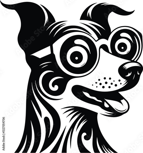 The funny dog