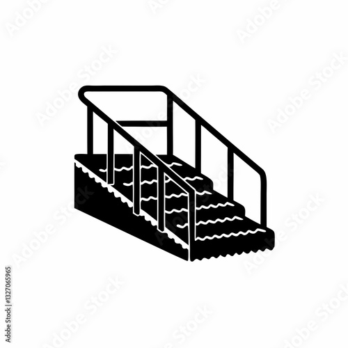  creative details gangway icon vector illustration
