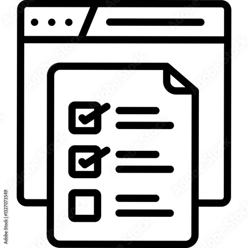 checklist web icon