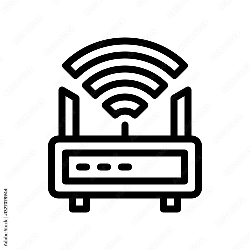Wi Fi line icon Wi Fi line icon