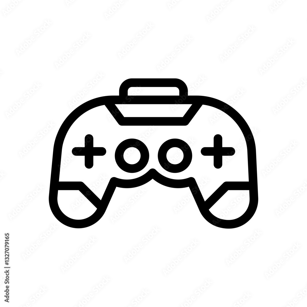 gaming controller line icon gaming controller line icon