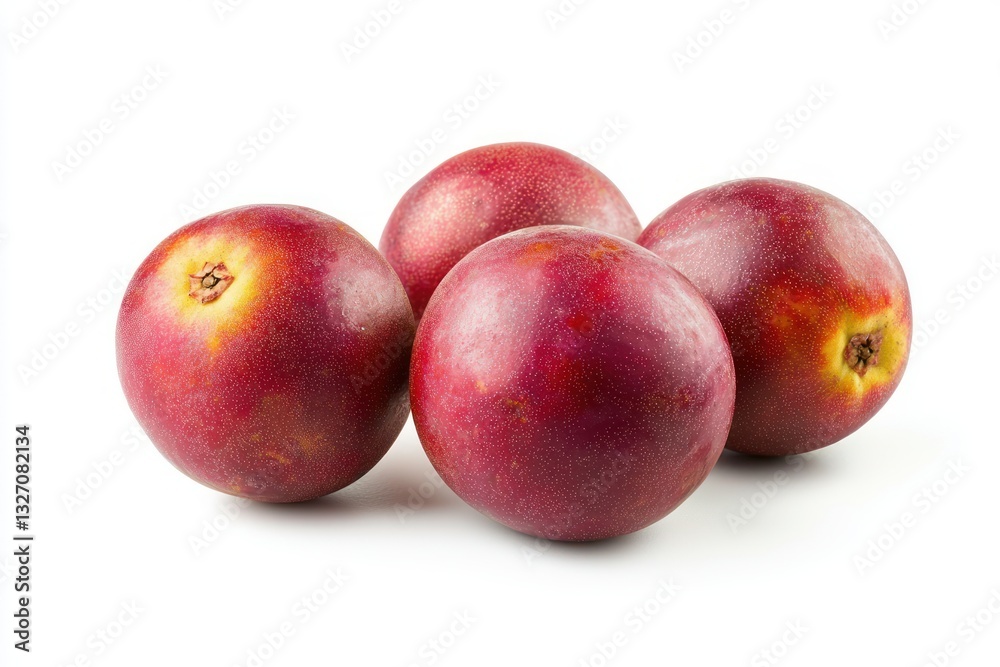 Close Up of Red Nectarines on White Background Rich Detail of Fresh Nectarines Food Photography Healthy Diet Bright Colors Natural Style Close Up of Red Nectarines on White Background Rich Detail of Fresh Nectarines Food Photography Healthy Diet Bright Colors Natural Style
