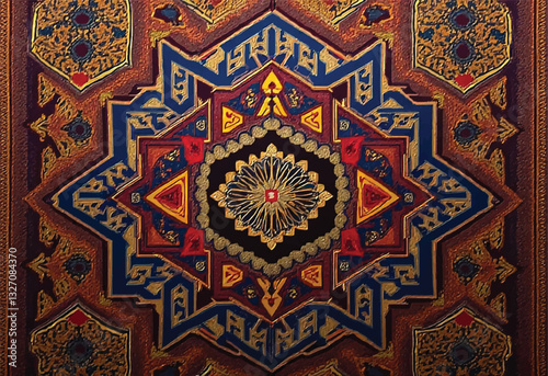 	
Carpet pattern mandala art design. colorful, vintage, tradition, classic, dco, cycle, islamic, arabic, embroidery, persian, Indian motifs, traditional, Turkish, lotus, flower, henna.