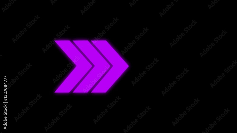 abstract simple arrow icon on black background. right direction arrow icon abstract simple arrow icon on black background. right direction arrow icon