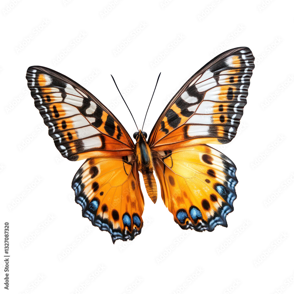 Fototapeta premium beautiful flying butterfly isolated