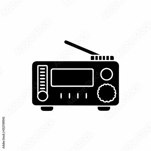 creative details marine radio icon vector illustration