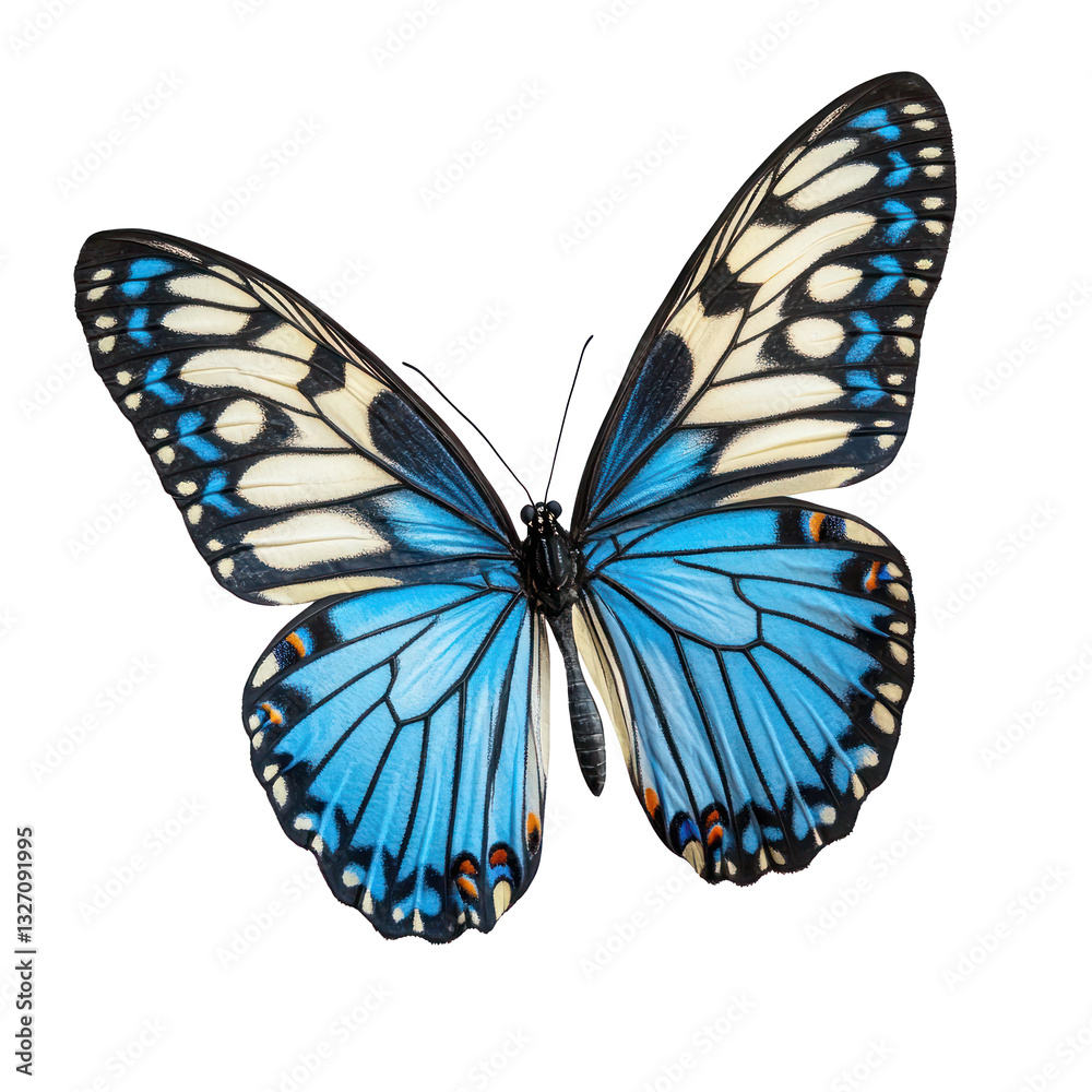 Obraz premium beautiful flying butterfly isolated