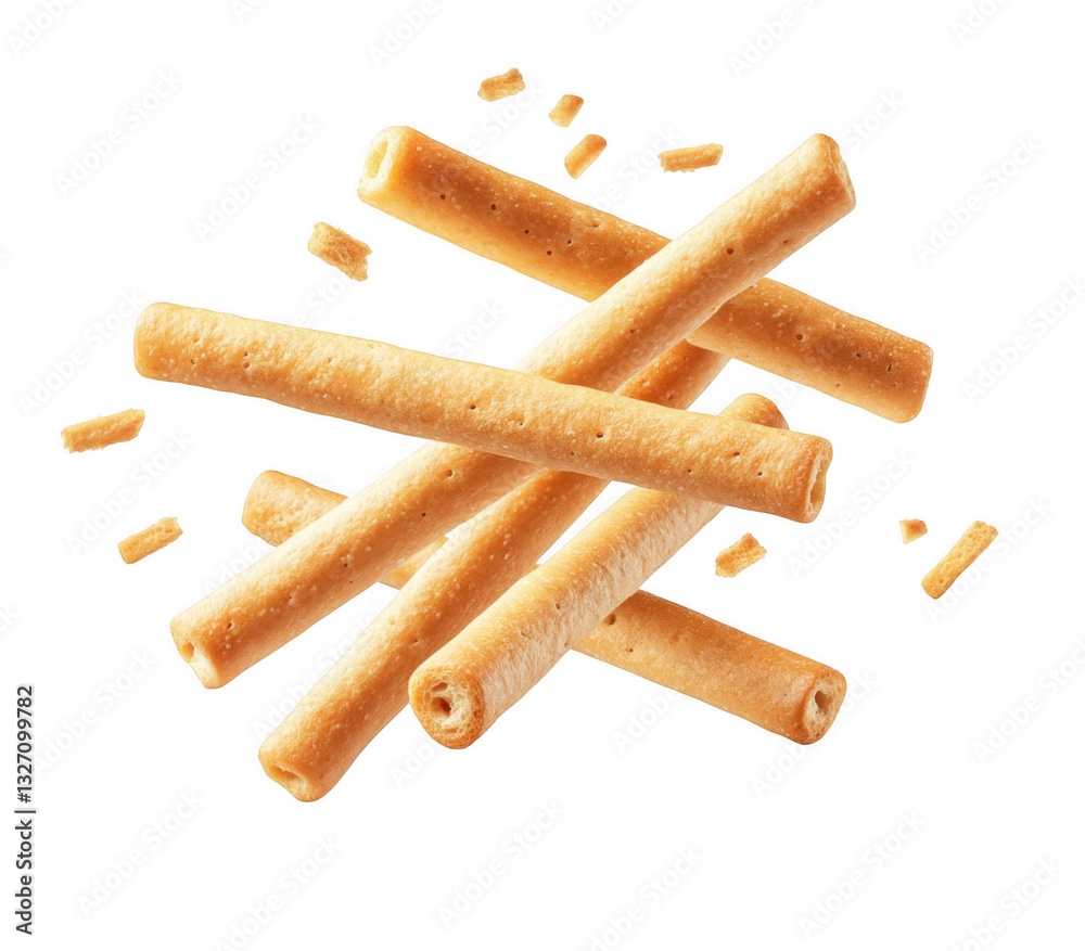 Crispy Breadsticks Falling Crispy Breadsticks Falling