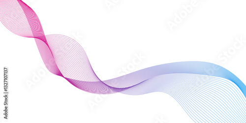 curved abstract geometric wave lines with technology concept,  modern and Dynamic technology flowing wave lines, twisted and floating wavy geometric curve lines with blend effect.